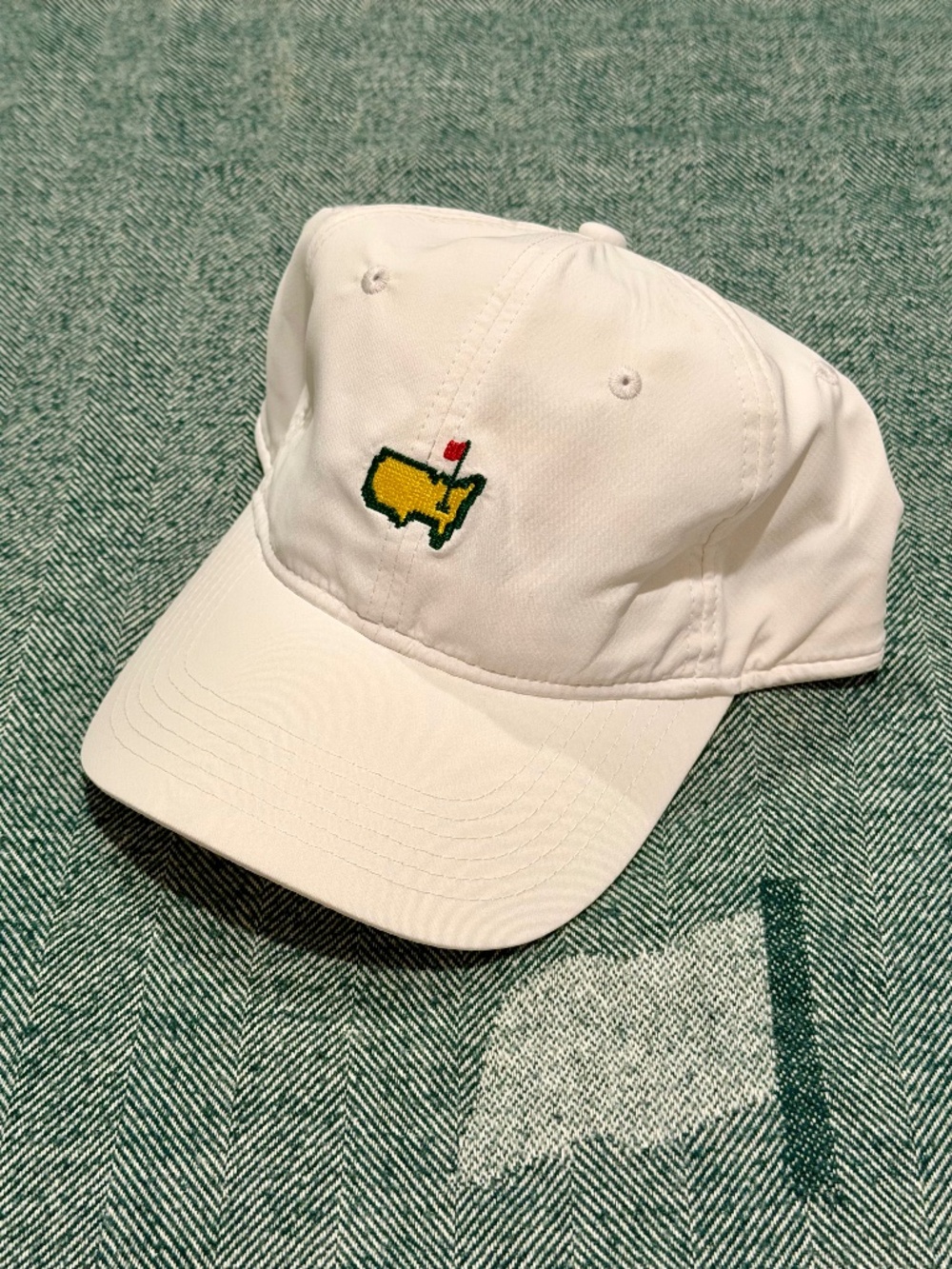 Masters Needlepoint Adjustable Strap Unstructured American Needle White Hat